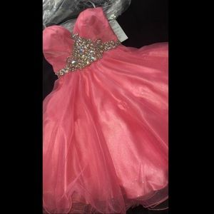 Sparkly Strapless Dress